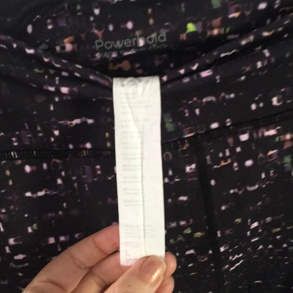Fabletics power hold 7/8 length leggings, size large - Picture 3 of 4